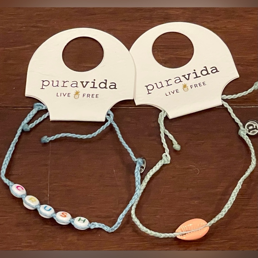nwt set of 3 Pura Vida Kids' multicolored string Bracelets Set